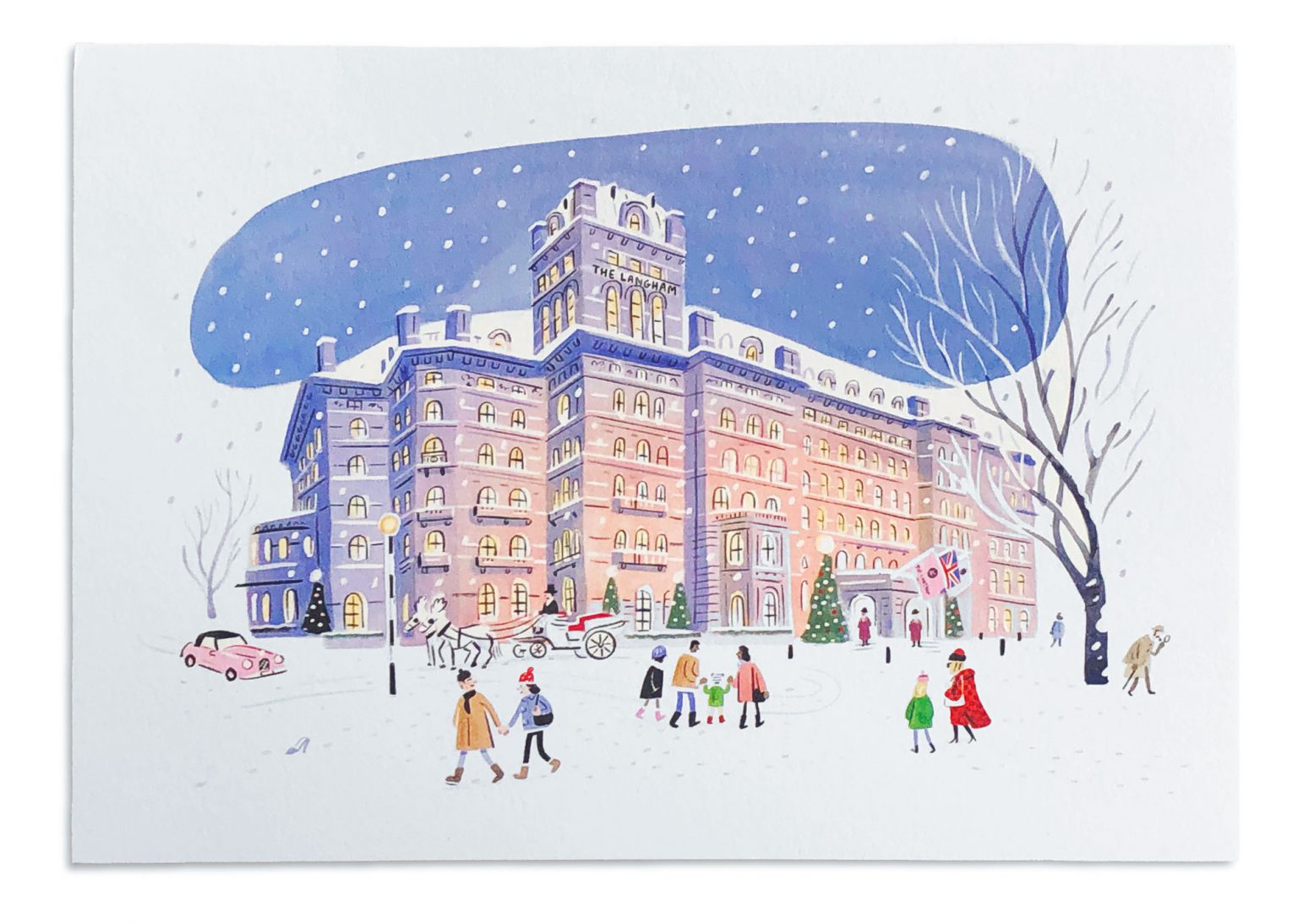 The Langham Hotel Stephen Collins Illustration